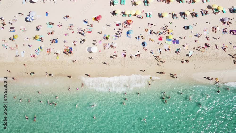Awesome aerial view of Kleopatra Beach in Alanya, Turkey Awesome aerial view of Kleopatra Beach in Alanya, Turkey