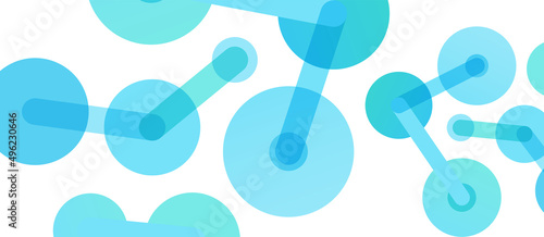 Network concept abstract background. Dots connection. Big data idea. Business template for wallpaper, banner, background or landing