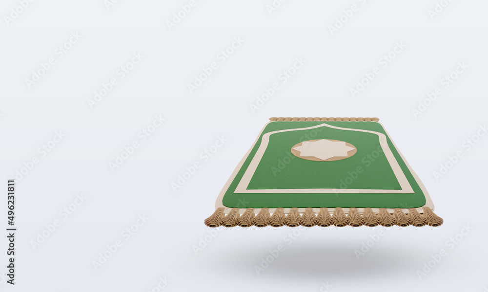 3d ramadan Carpet icon rendering Top view 3d ramadan Carpet icon rendering Top view