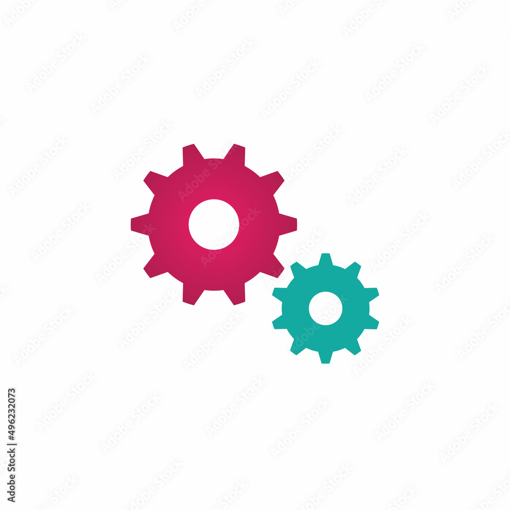 Gear logo icon design vector background template Gear logo icon design vector background template