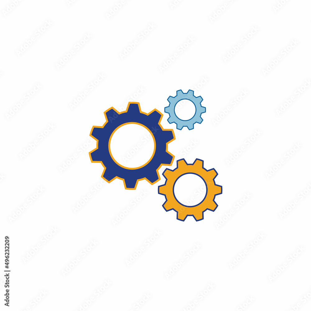 Gear logo icon design vector background template Gear logo icon design vector background template