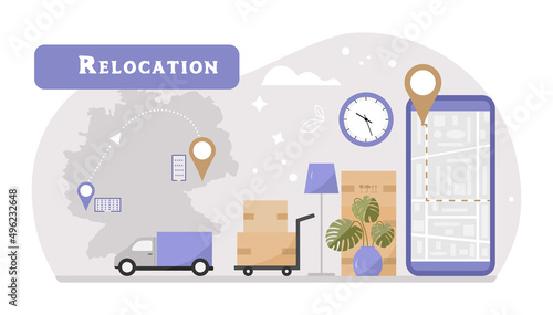 Relocation to new home Moving House Delivery Box