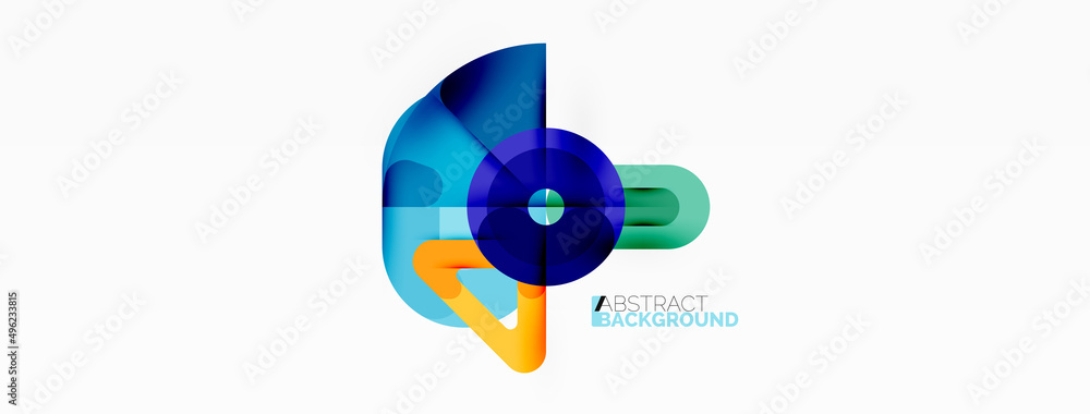 Creative geometric wallpaper. Circles, lines background. Business template for wallpaper, banner, background or landing Creative geometric wallpaper. Circles, lines background. Business template for wallpaper, banner, background or landing