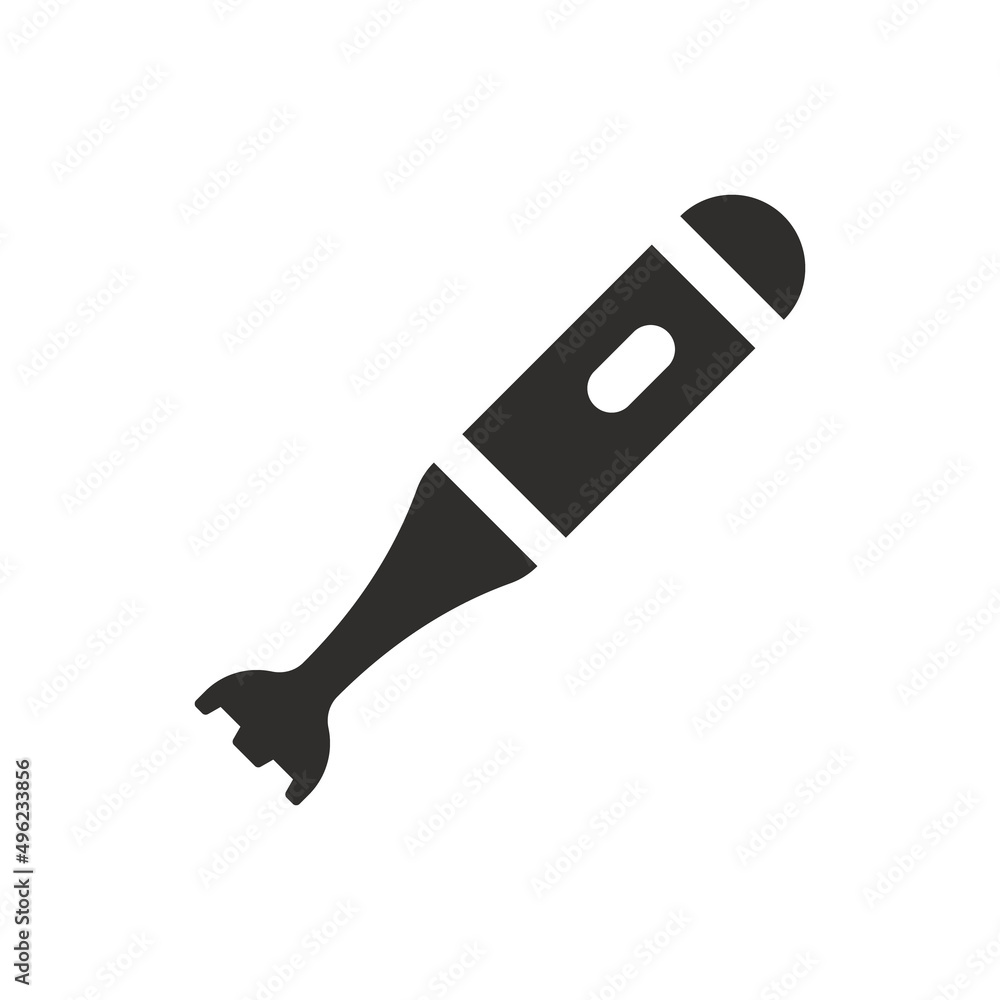 Hand blender icon on white background Hand blender icon on white background