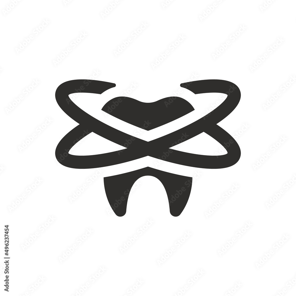 Dental check up icon on white background Dental check up icon on white background