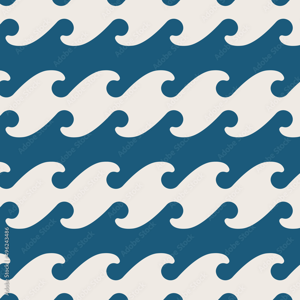 Royalty-free high-quality seamless pattern with blue and white stripes background in Japanese style for decoration or design. Royalty-free high-quality seamless pattern with blue and white stripes background in Japanese style for decoration or design.