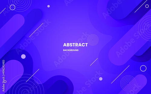Abstract background in purple color. liquid dynamic shapes abstract composition. abstract gradient purple modern elegant design background. illustration vector 10 eps.