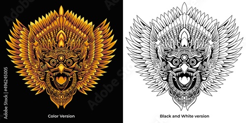 jatayu the culture vector illustration