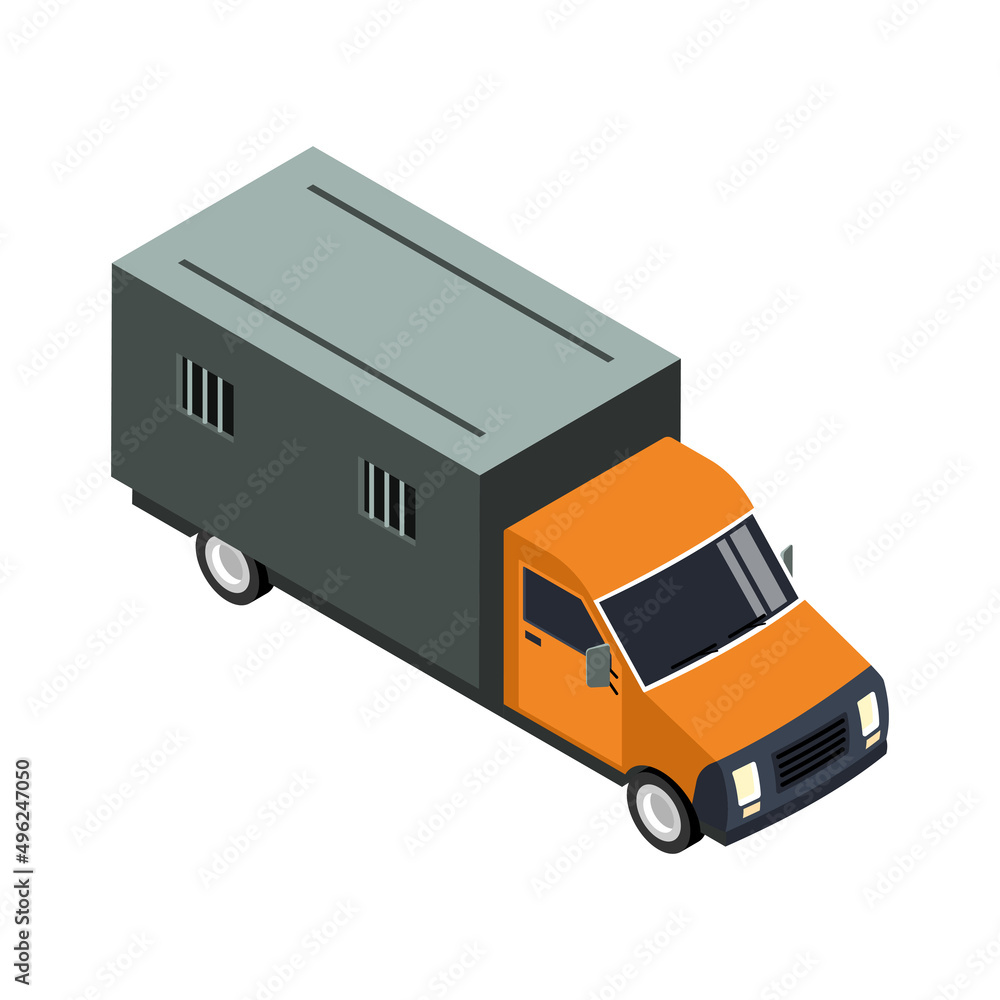 Jail Truck Icon Jail Truck Icon