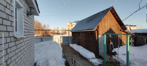 small house in the village
