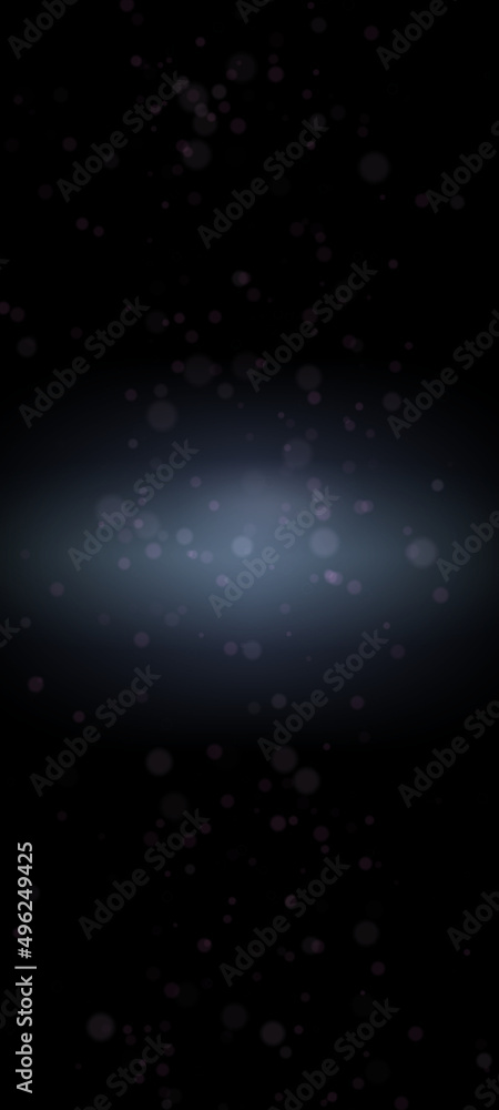 Obraz premium Digital render of starry bokeh backdrop on dark background blurry and soothing pastel colors