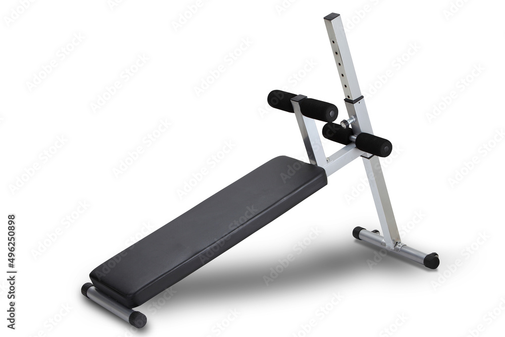 gym exercise equipment bench with clipping path gym exercise equipment bench with clipping path