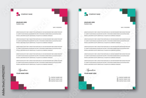 corporate letterhead template,business letterhead print ready design template