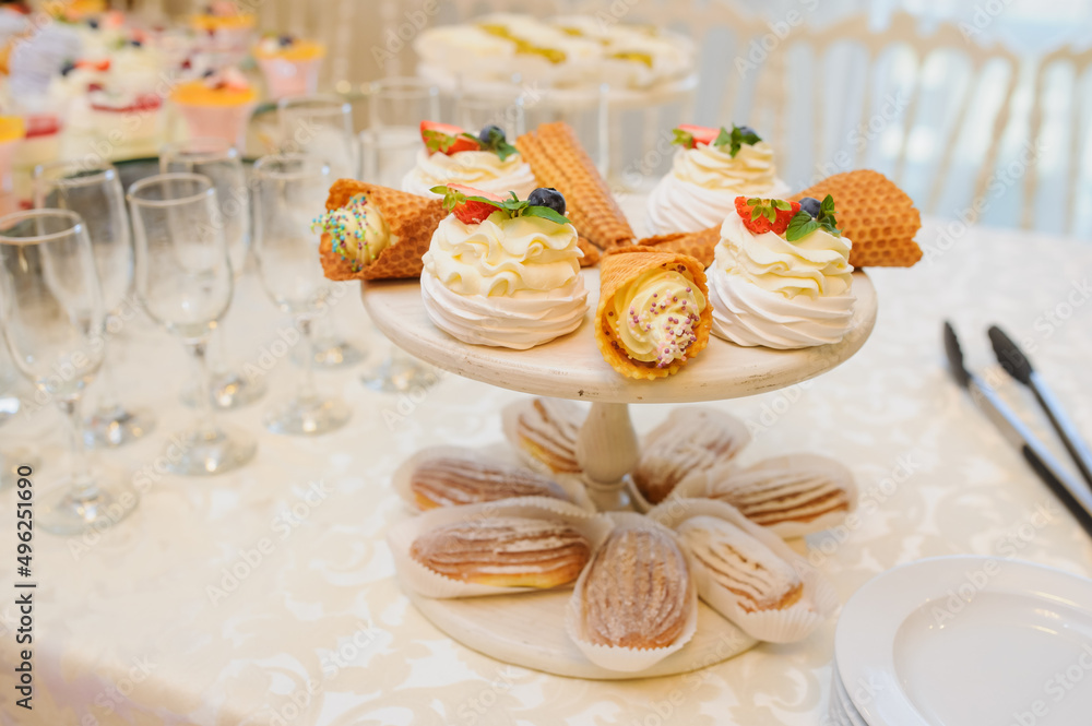 Candy bar on a wedding reception. Candy bar on a wedding reception.