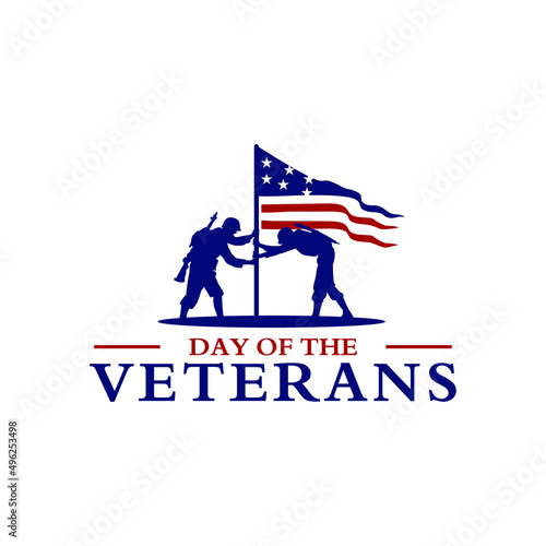 day of the veteran logo symbol