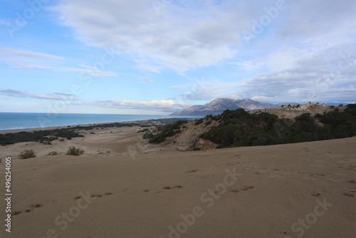 view on sand dune called Patara Beach  Turkey