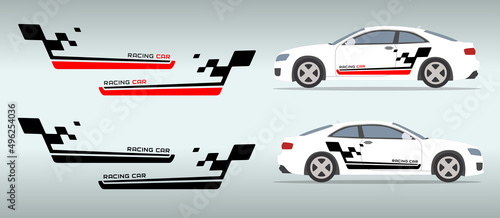 Car side sticker design. Auto vinyl decal template. Suitable for printing or cutting.
Scaling without loss of quality
