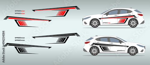 Car side sticker design. Auto vinyl decal template. Suitable for printing or cutting.
Scaling without loss of quality