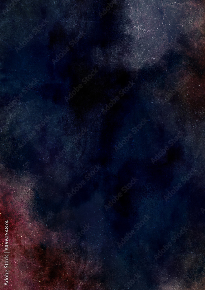 Obraz premium 青と赤の汚れた壁のテクスチャ