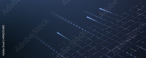 Technology data background, idea of global business solution
