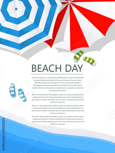 Summer day text card