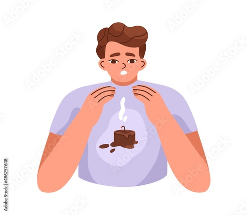 Burnout, exhaustion, extinction from inside concept. Hopeless depressed unhap...