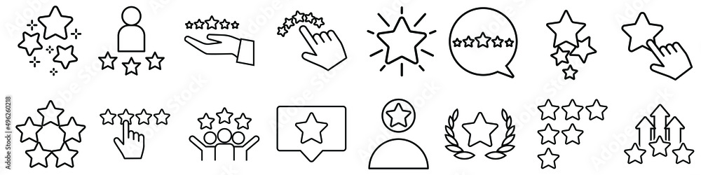 Star icon vector set. rating illustration sign collection. ranking symbol. assessment logo. Star icon vector set. rating illustration sign collection. ranking symbol. assessment logo.