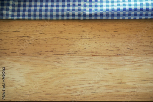 blue plaid fabric or tablecloth background
