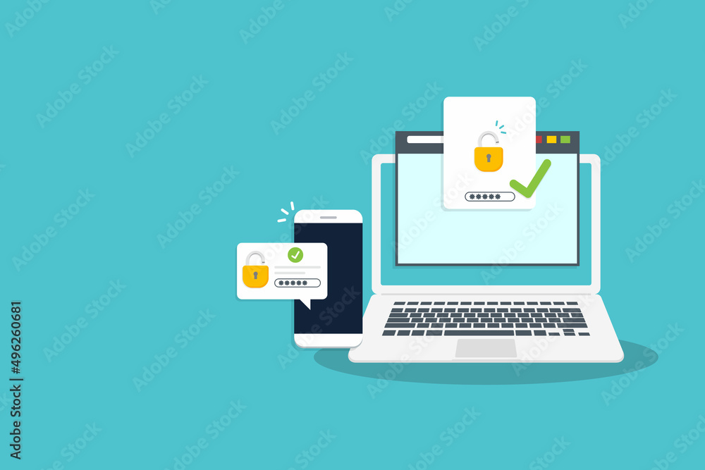Two Factor Authentication , Multi-Factor Authentication Security Concept Two Factor Authentication , Multi-Factor Authentication Security Concept