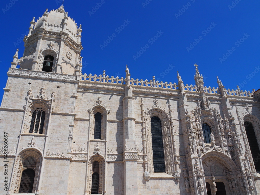 El monasterio de los Jerónimos de Belem de Lisboa. Portugal.