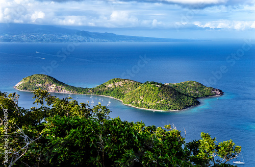 Island Ilet a Cabrit, Terre-de-Haut, Iles des Saintes, Les Saintes, Guadeloupe, Lesser Antilles, Caribbean. photo