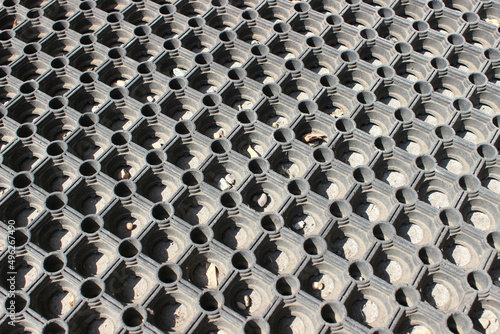 Background with decorative grid