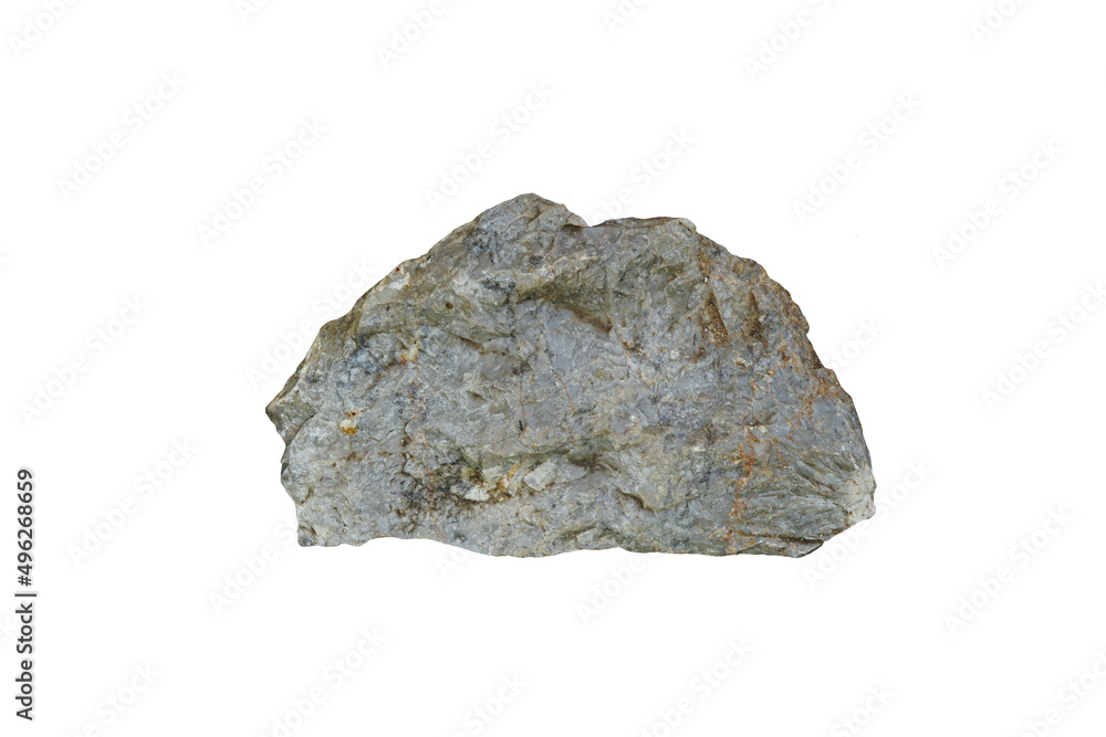 Sample raw chert stone isolated on white background. sedimentary rock ...