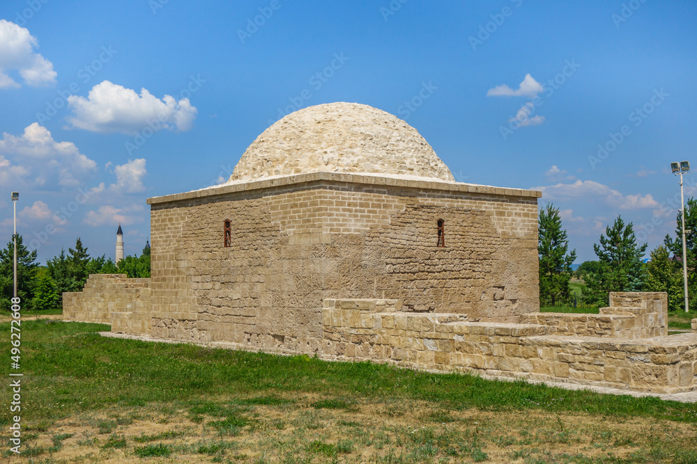 Khan's tomb of the rulers of the Volga Bulgaria (14th century), UNESCO site. Shot in Bolgar, Russia