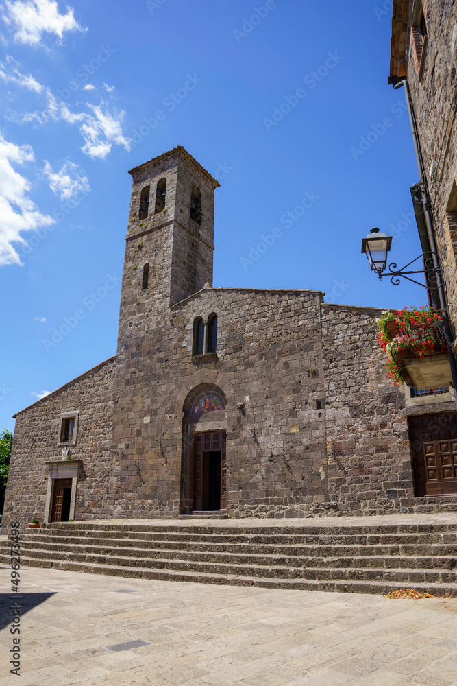 Fototapeta premium Radicofani, medieval town in Siena province