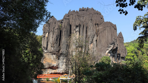 Beautiful View of Yana Caves, Uttara Kannada, Karnataka, India photo