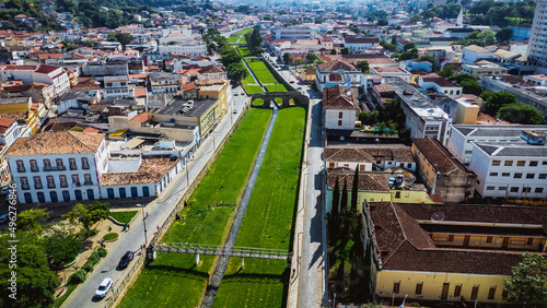 Fotografia View of the historic city center of São João del Rei, Minas Gerais, Brazil