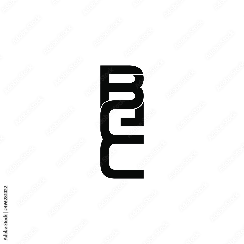 bec letter original monogram logo design bec letter original monogram logo design