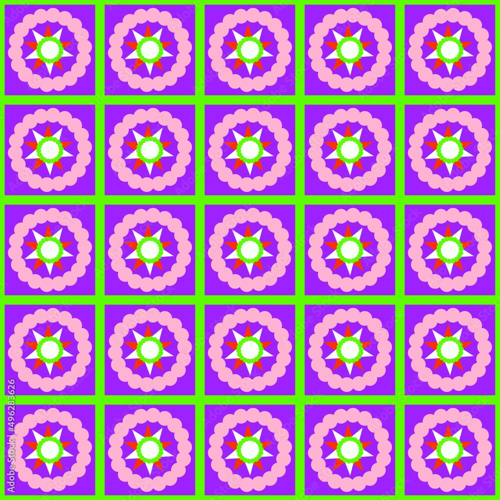 Colored seamless Pattern Colored seamless Pattern