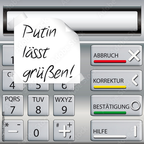 Geldautomat Putin