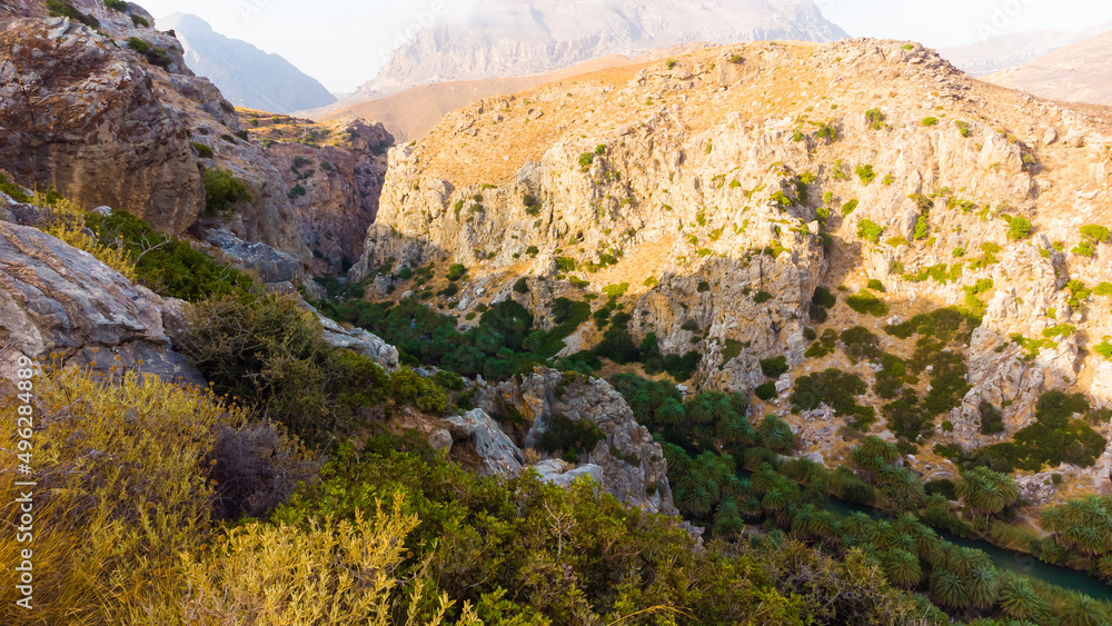 Great mountain landscape. Greece, Crete