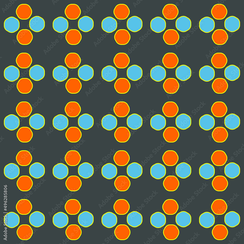 Colored seamless Pattern