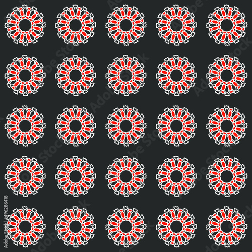 Colored seamless Pattern