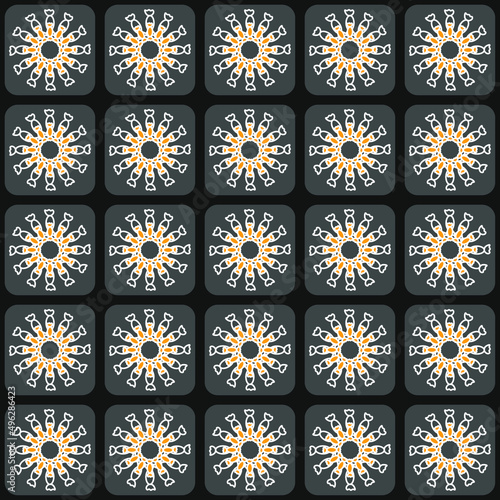 Colored seamless Pattern