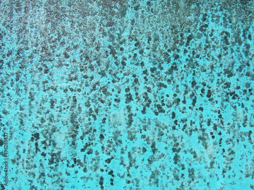 Maldive Islands turquoise blue sea water aerial view © Kisika