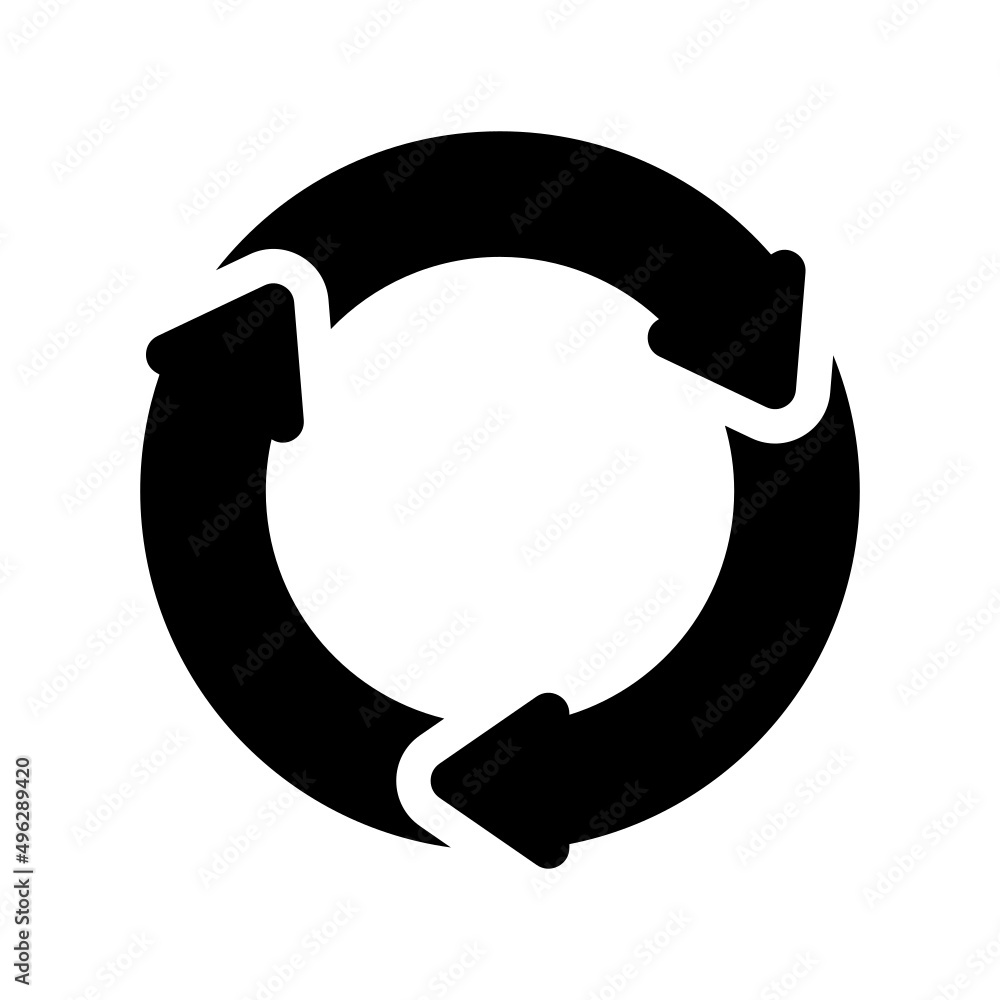 Recycle Icon Vector Symbol Design Illustration Recycle Icon Vector Symbol Design Illustration