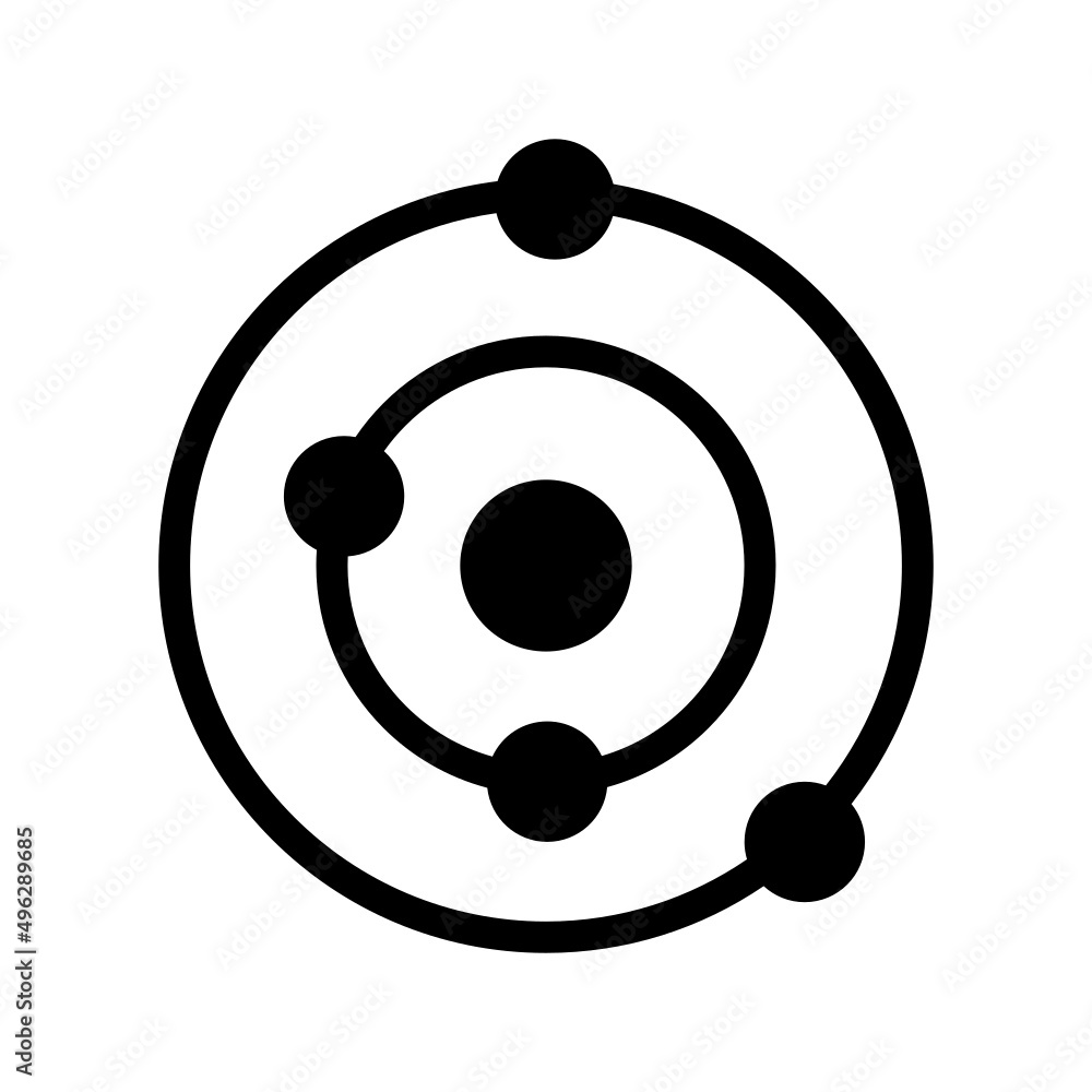 Solar System Icon Vector Symbol Design Illustration Solar System Icon Vector Symbol Design Illustration