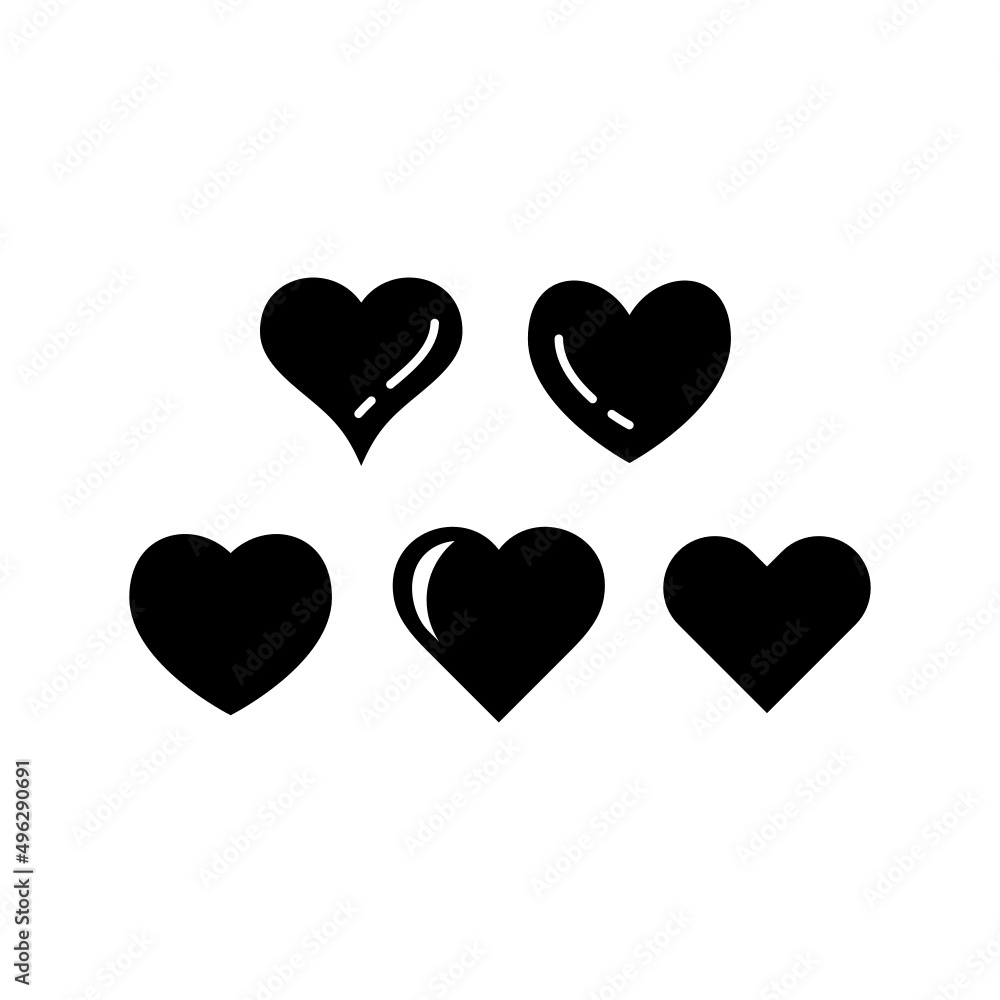 Love Icon Set Vector Symbol Design Illustration Love Icon Set Vector Symbol Design Illustration