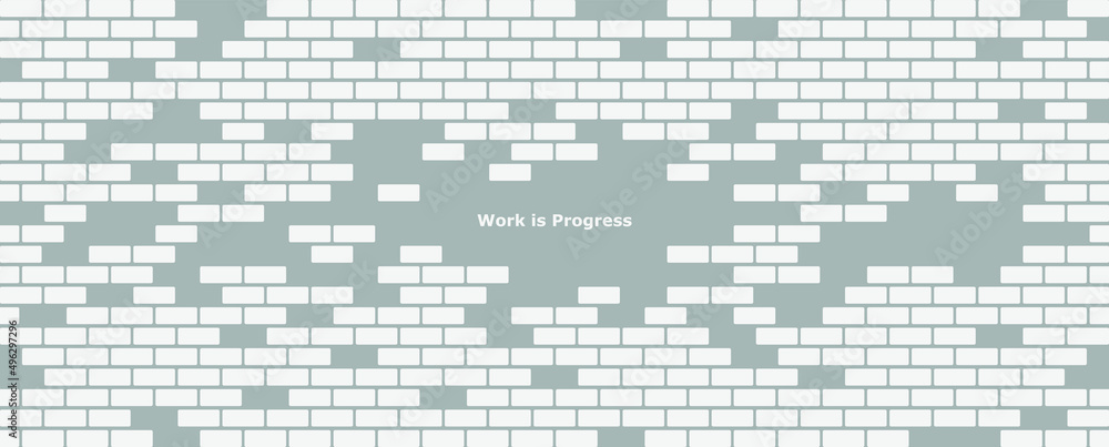 Fototapeta premium Work in progress background 