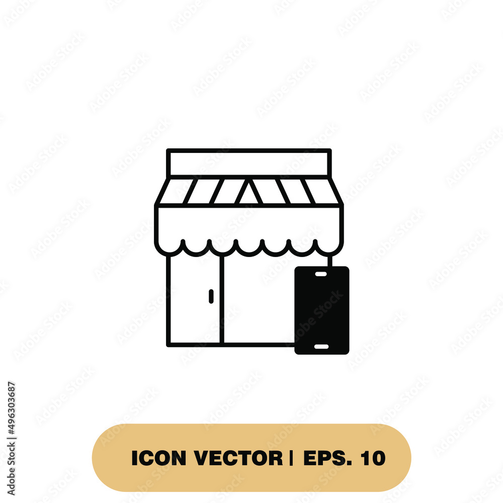 store icons symbol vector elements for infographic web store icons symbol vector elements for infographic web